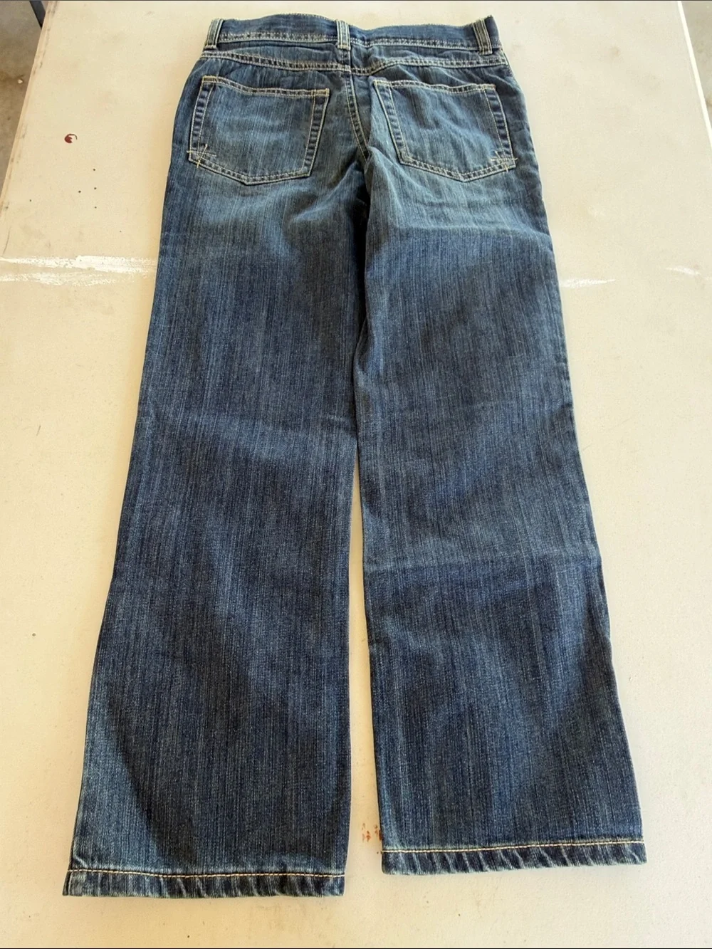 NWT Gymboree Boys' Blue Straight Leg Jeans With Adjustable Waist